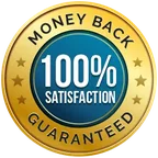 Money-back guarantee badge icon